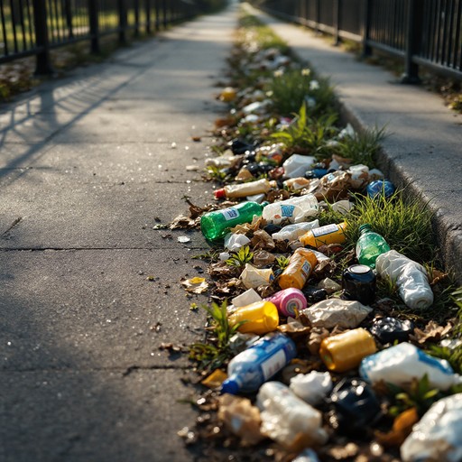 Litter blighting Deeplish remains a concern for residents
